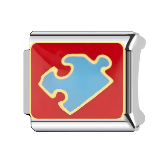 Puzzle Piece Italian Charm