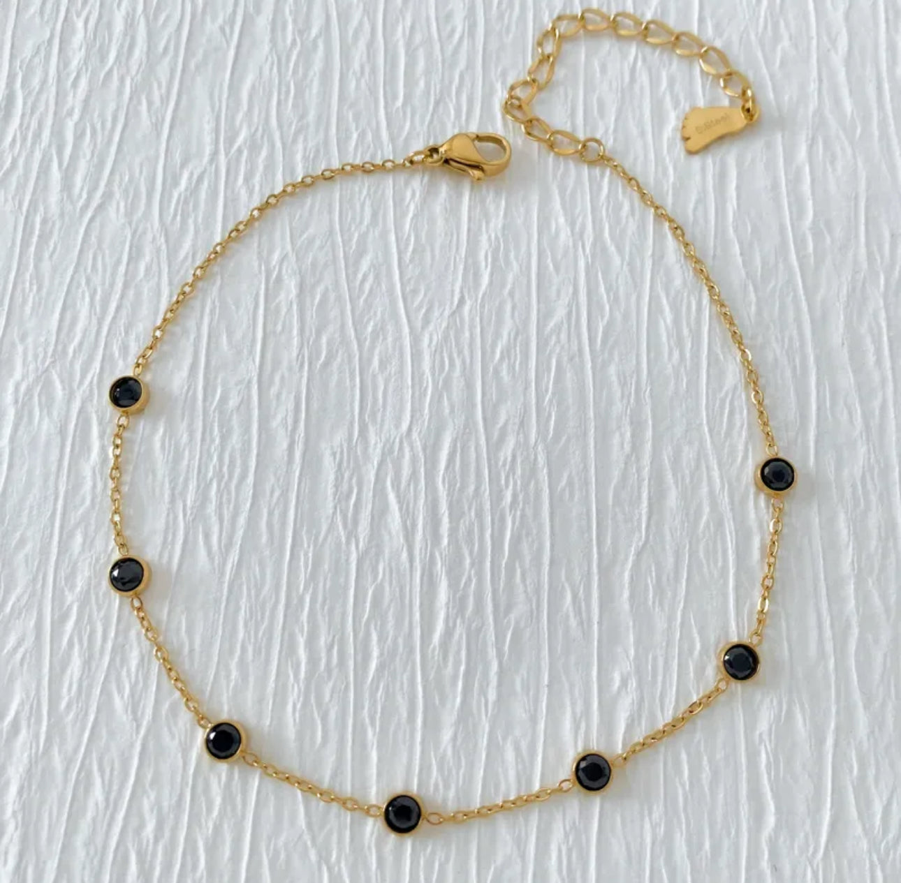 Infinity Diamond Anklet
