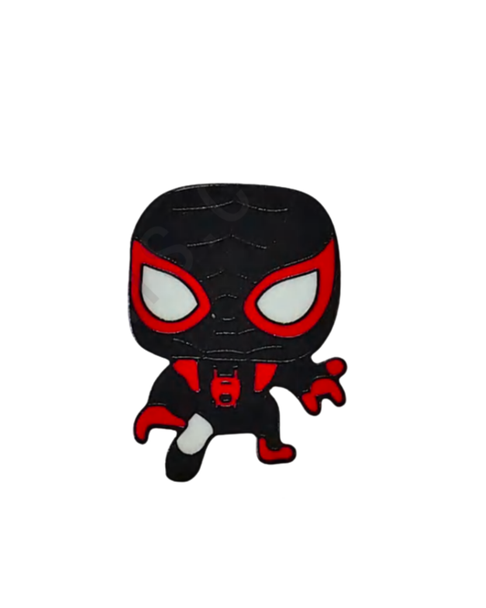 Spider Noir Metal Sticker