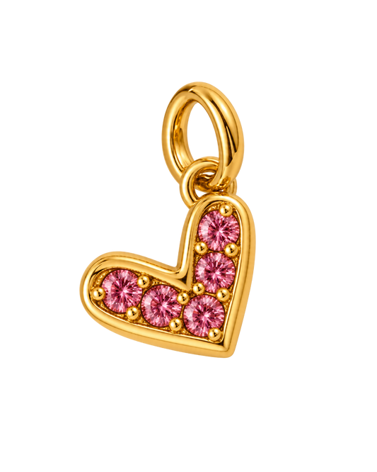 Crystal Heart Charm