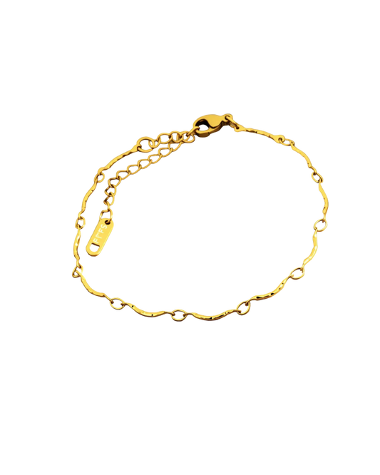Aurelia Wave Link Bracelet
