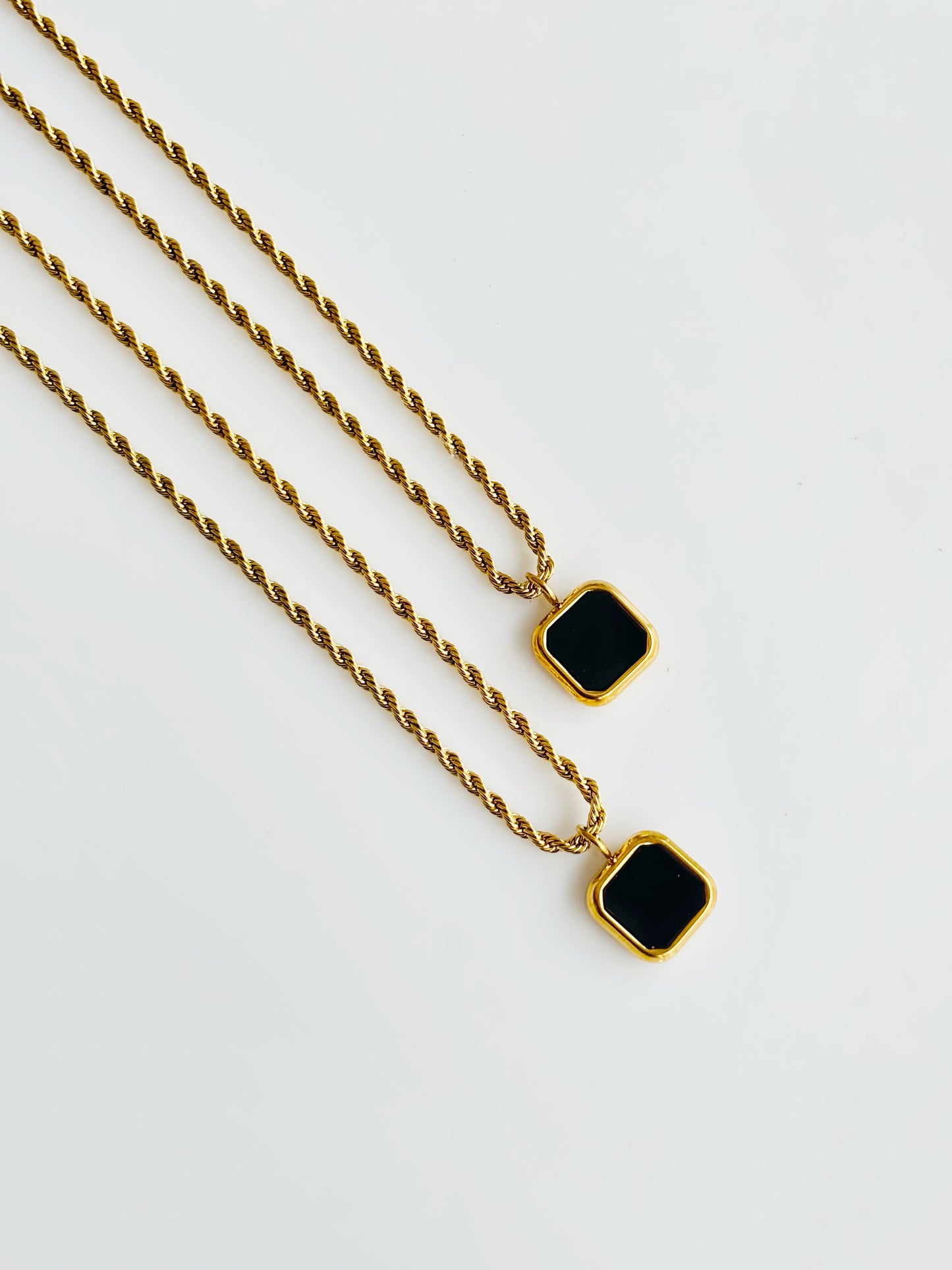 Golden Noir Pendant