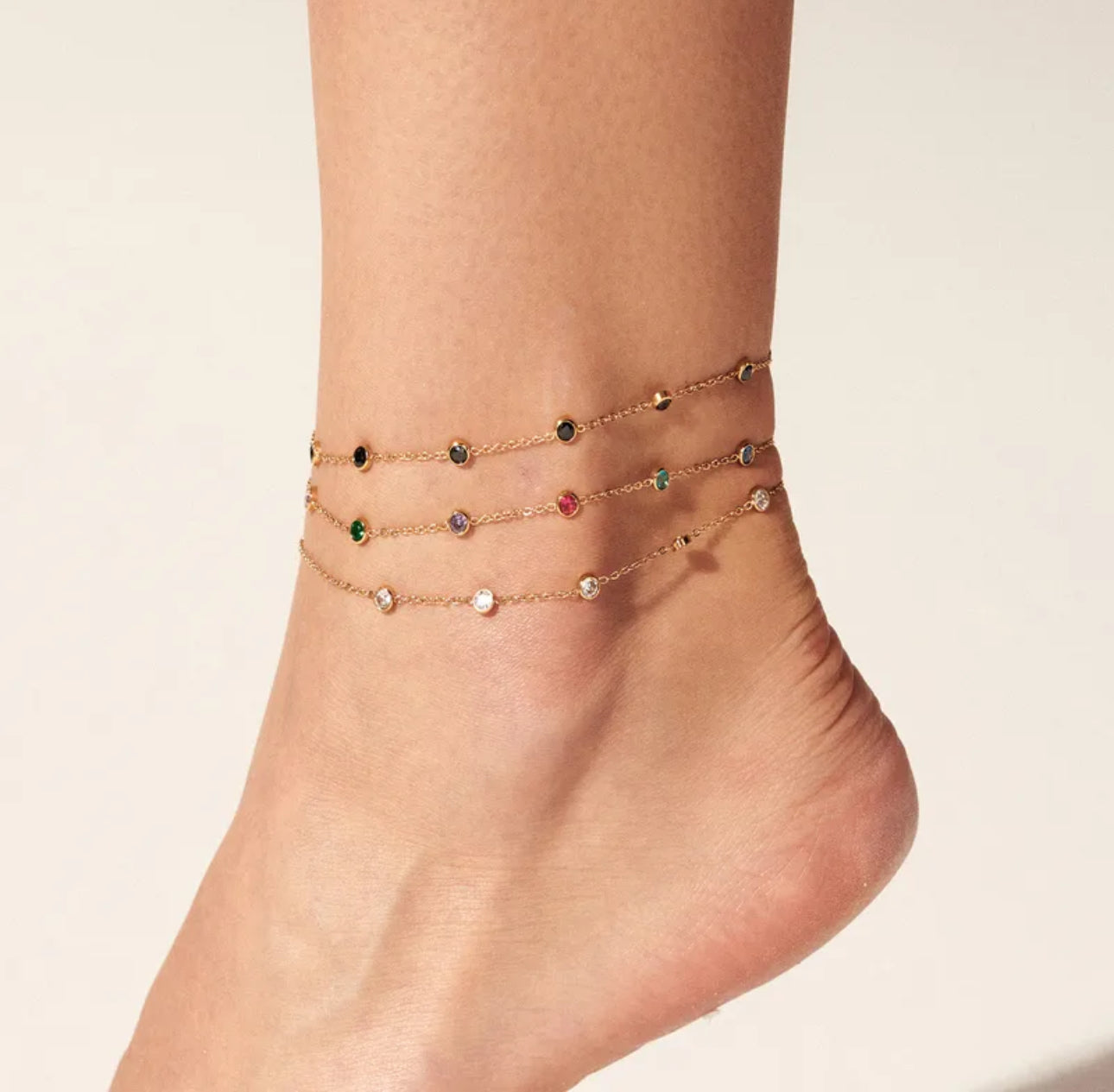 Infinity Diamond Anklet