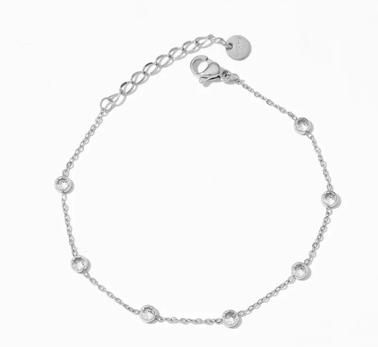 Infinity Diamond Anklet