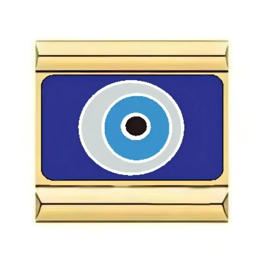 Evil Eye Blue Italian Charm