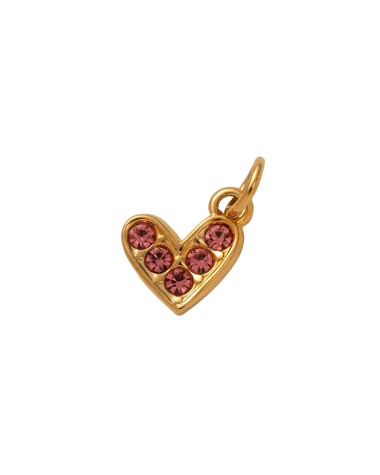 Crystal Heart Charm