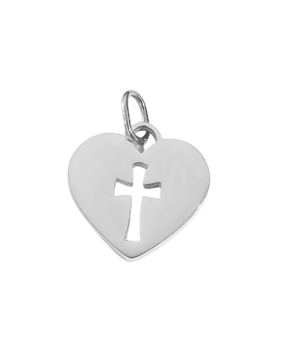 Heart Cross Charm