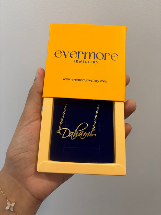 Dainty Minimalist Name Necklace
