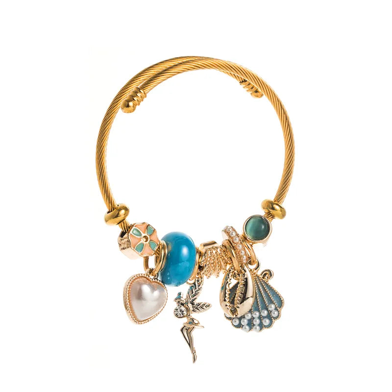 Marina Charm Bangle