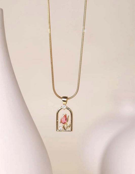 Tulip Pendant Necklace