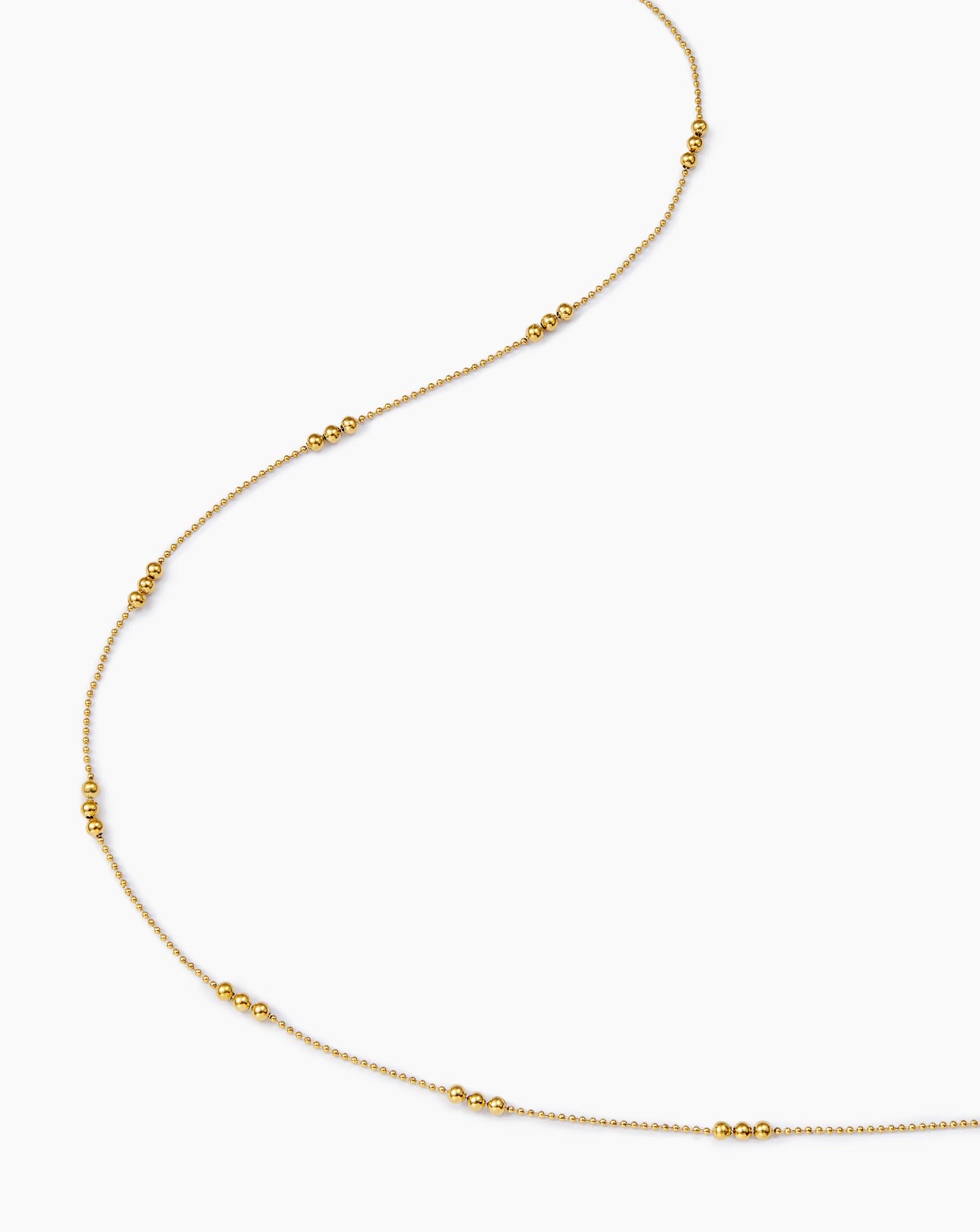 Radiant Bead Strand Necklace