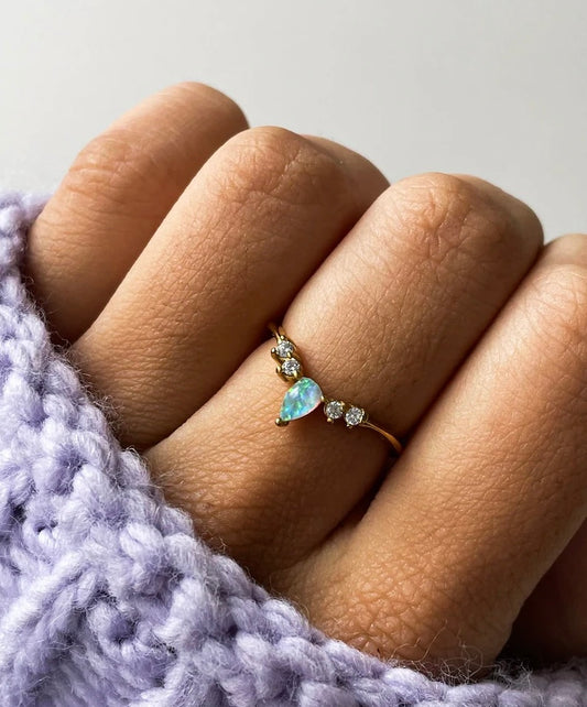 Selene Moonstone Ring