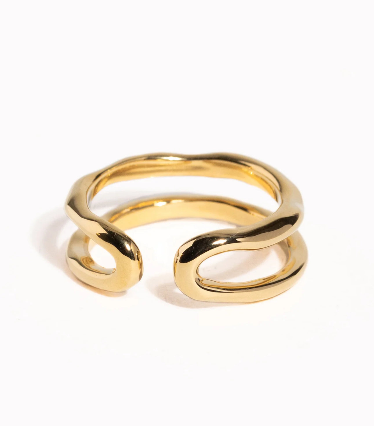 Double Layer Open Ring