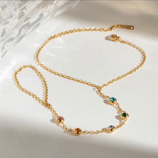 Vivid Bond Hand Chain