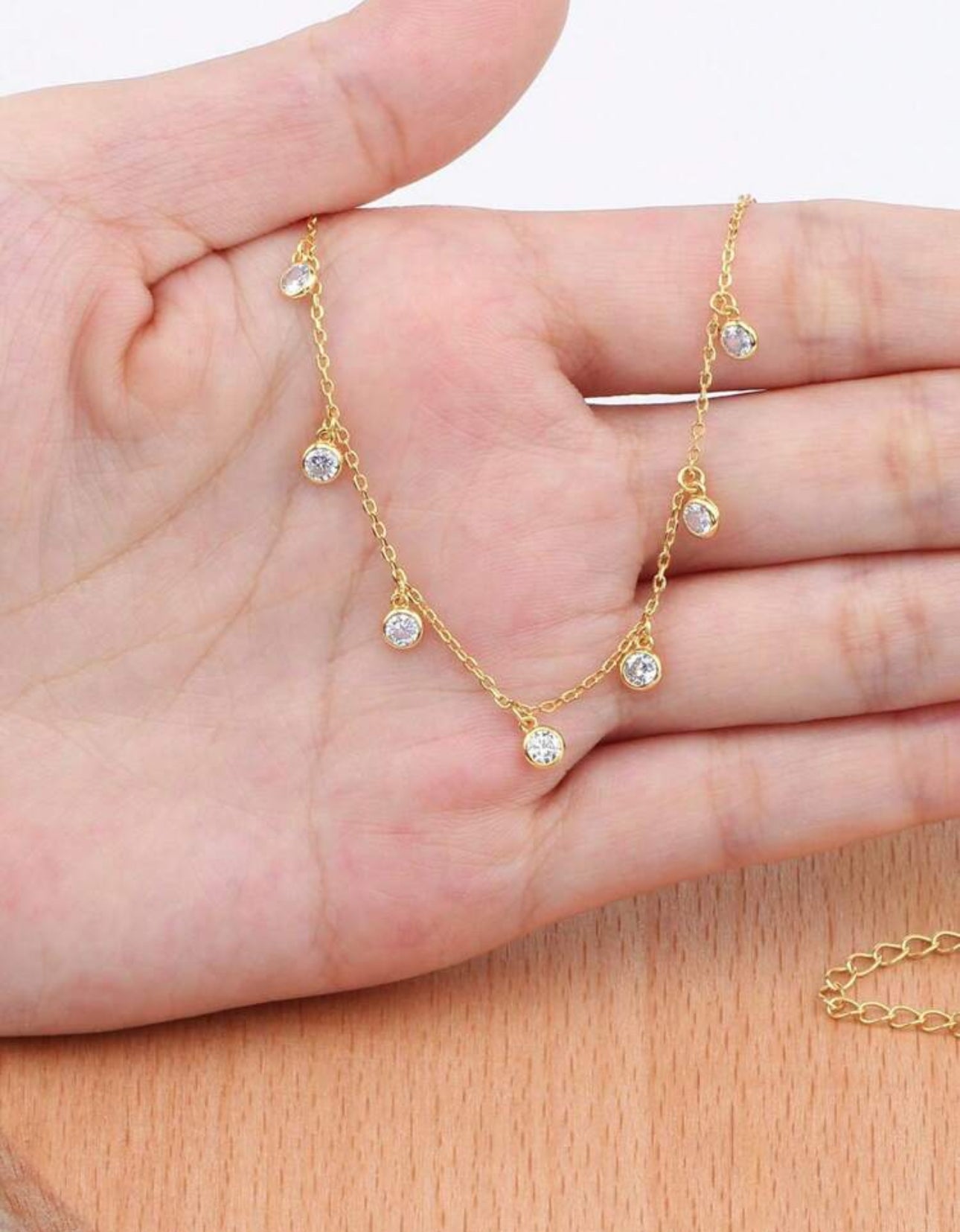 7-Crystal Necklace