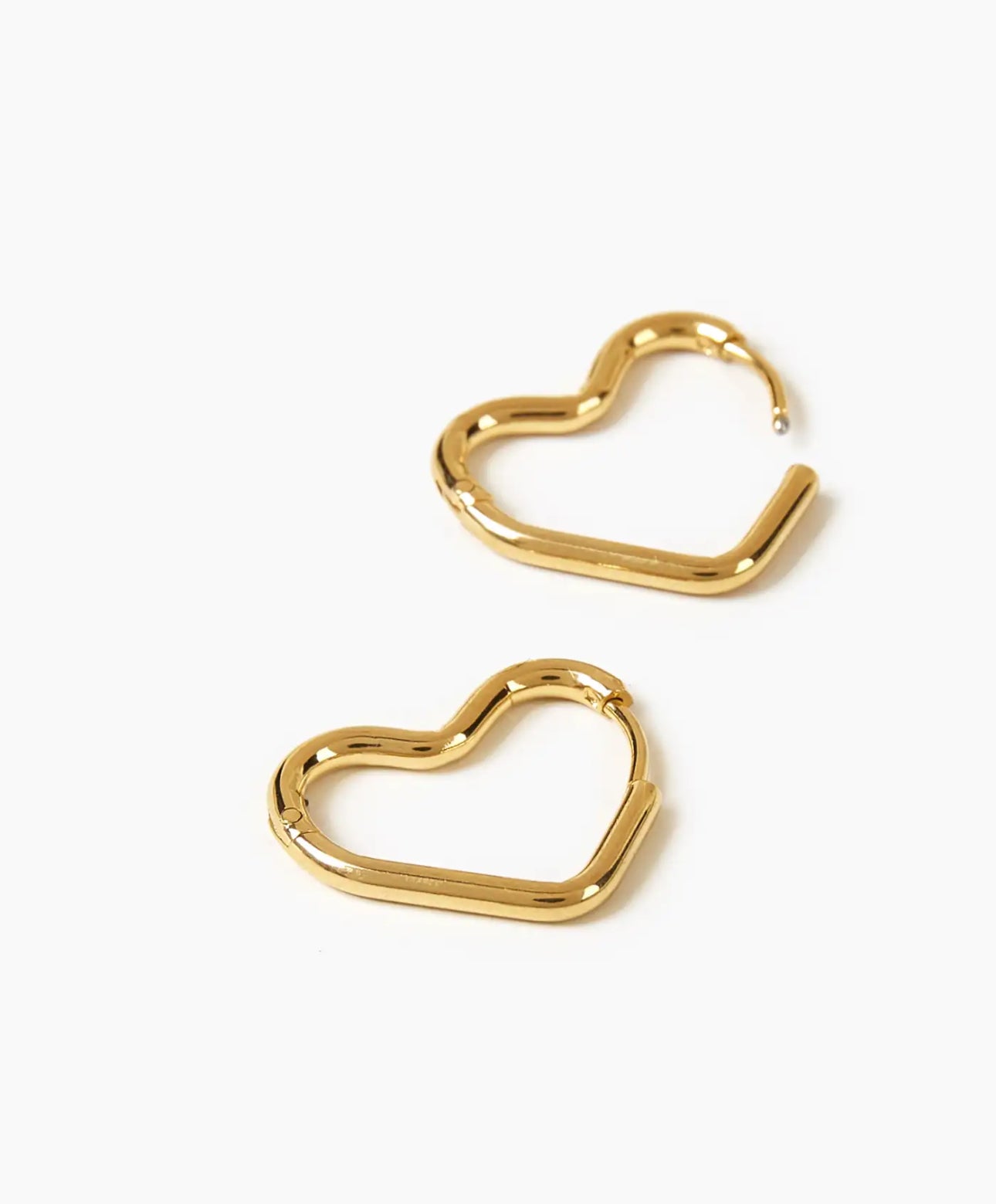 Hollow Love Hoop Earrings