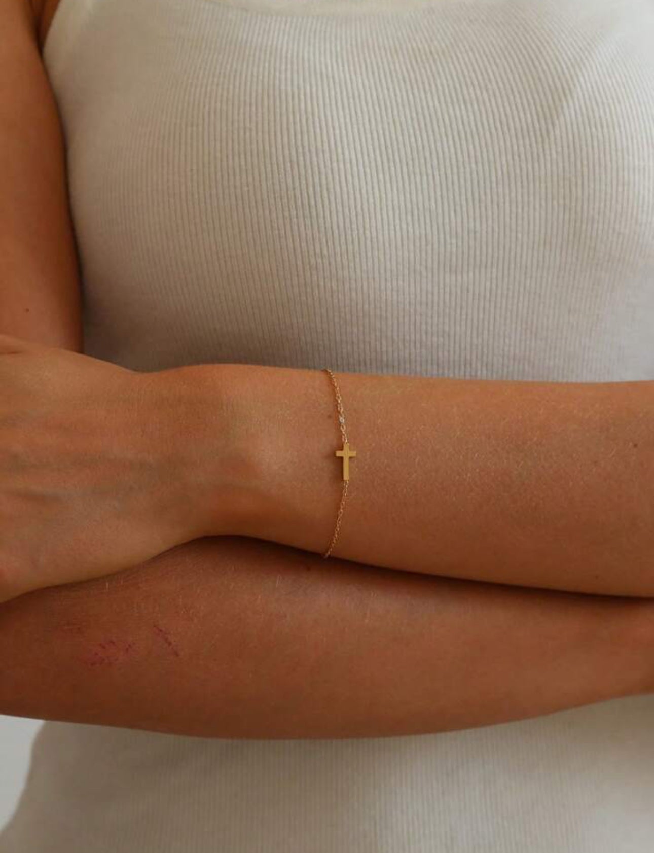 Cross Charm Bracelet