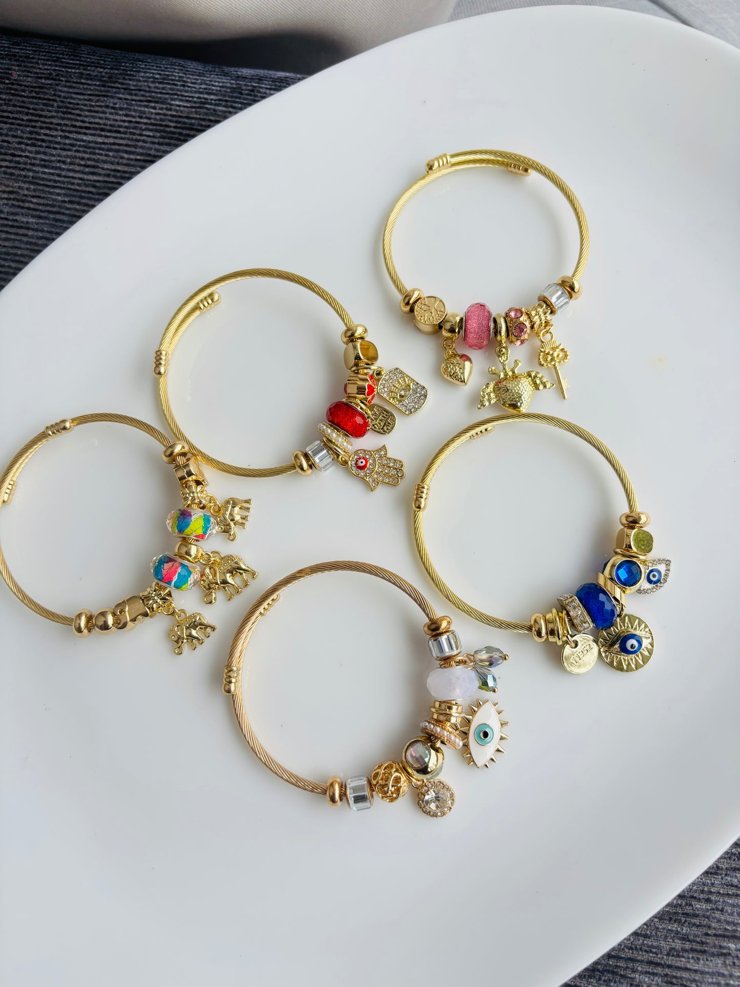 Elephant Charm Bracelet