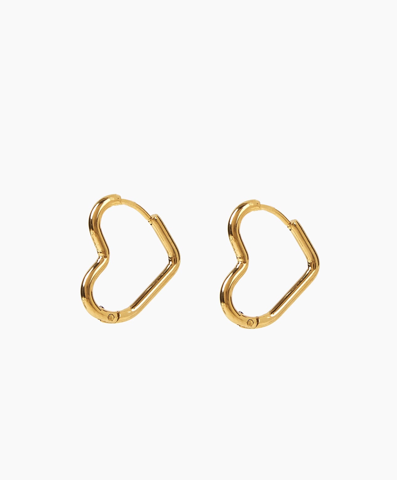 Hollow Love Hoop Earrings