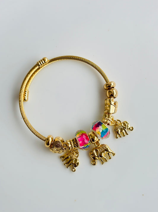 Elephant Charm Bracelet