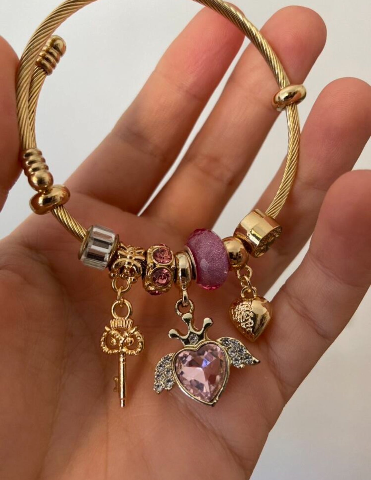 Heart Charm Bracelet