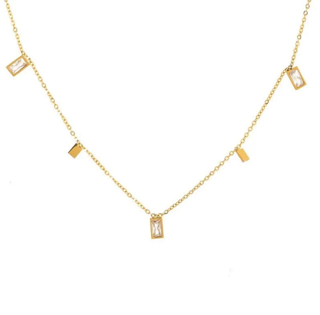 Cubic Elegance Necklace