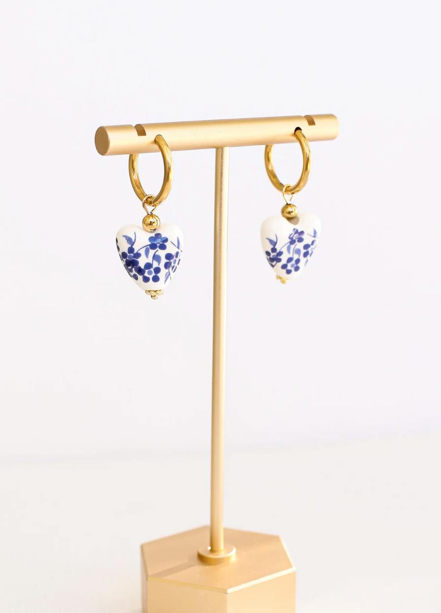 Ceramic Elegance Dangles