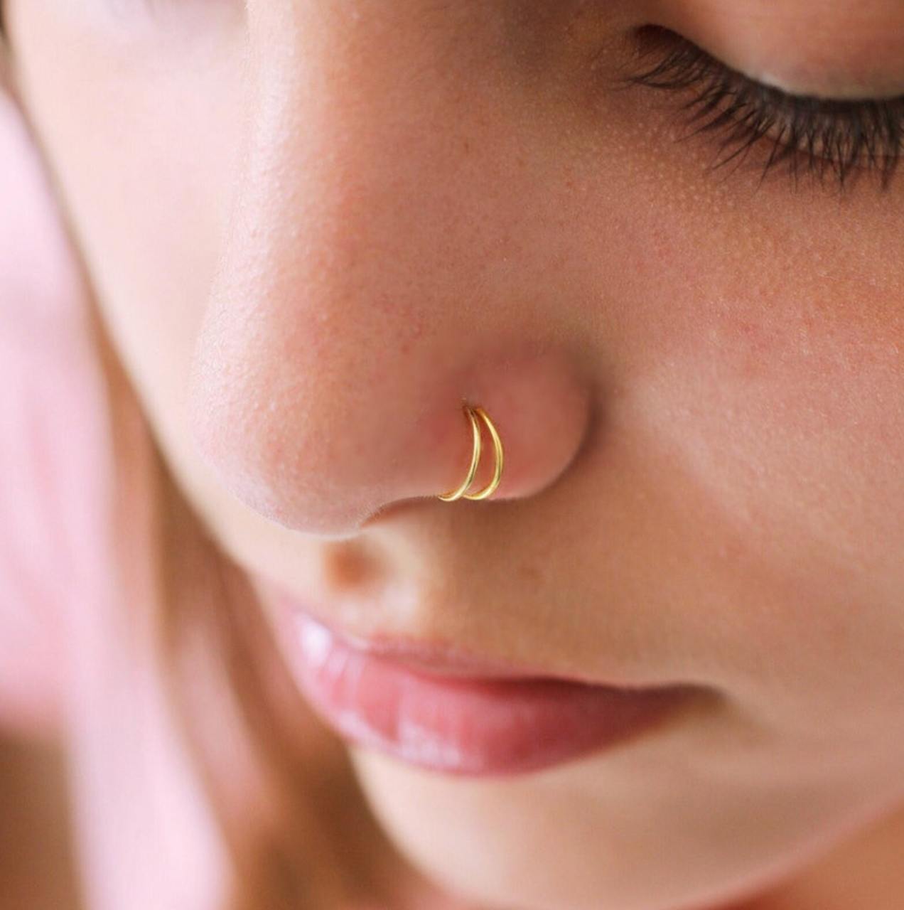 Duo Hoop Nose Ring