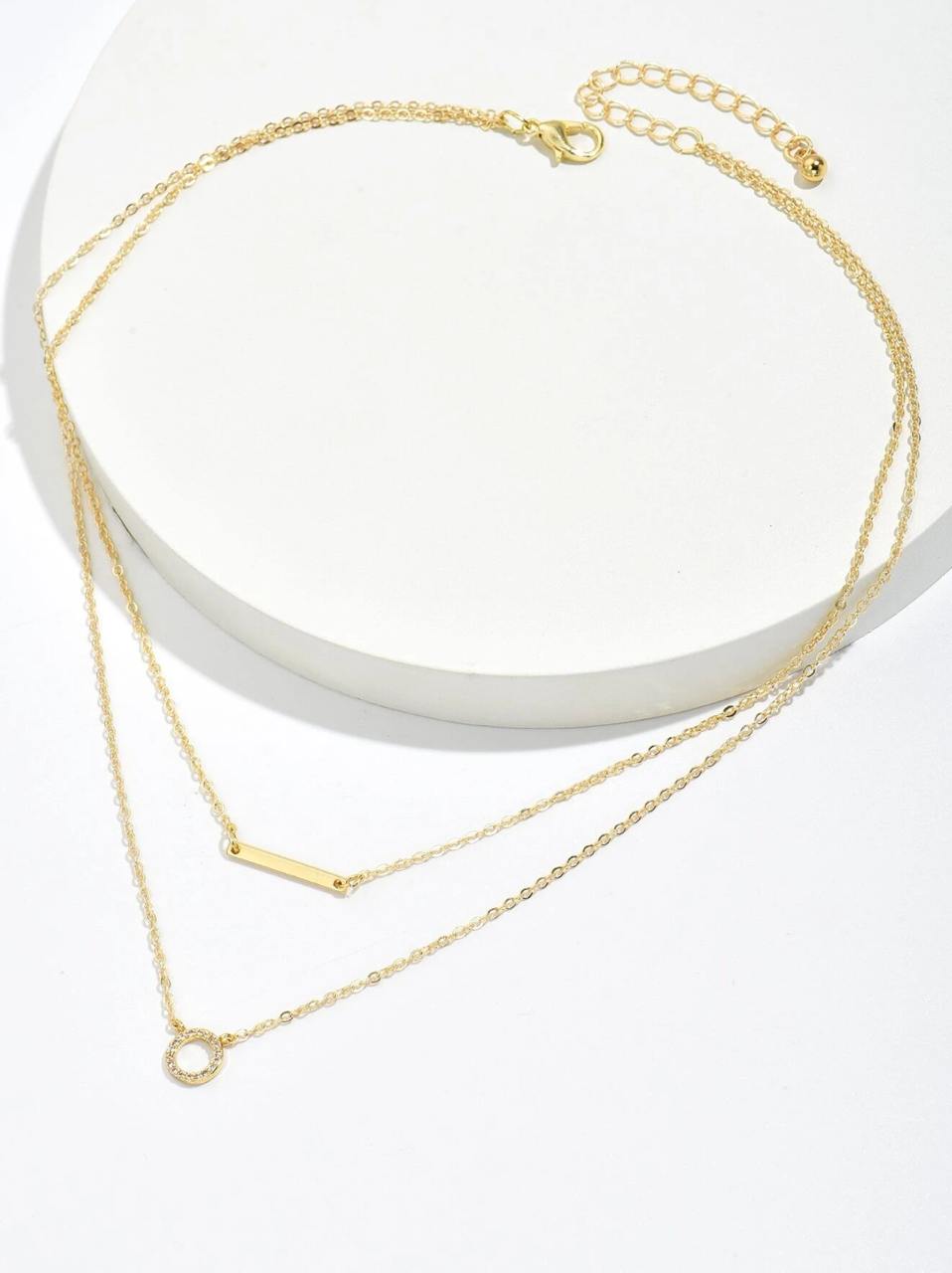 Opulent Drop Layered Necklace