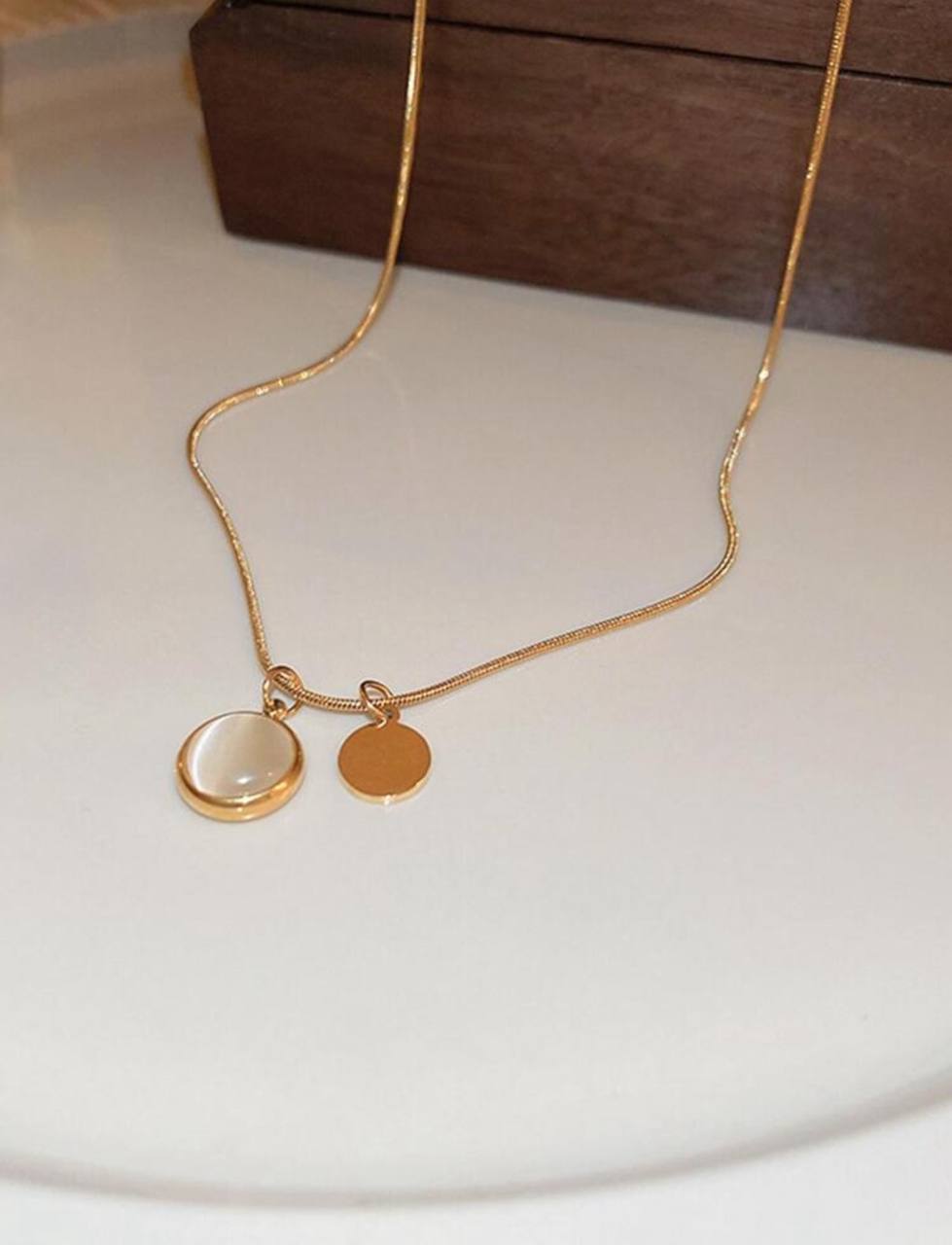 Duo Pendant Necklace