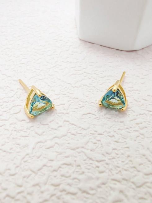 Sea Blue Elegance Studs