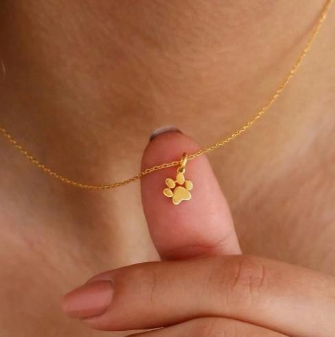 Paw Pendant Necklace