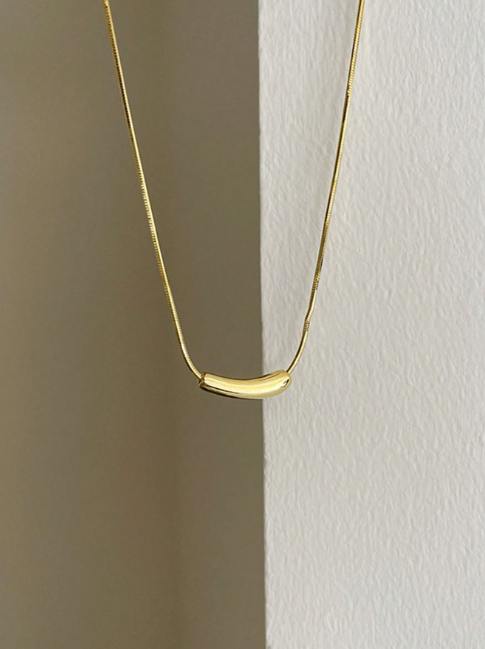 Tube Pendant Necklace