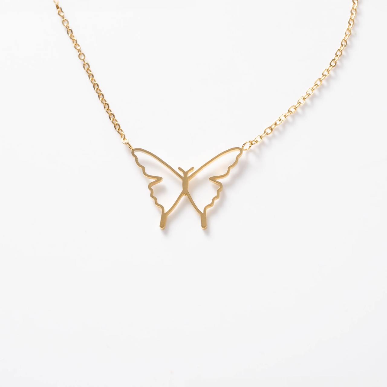 Golden Butterfly Necklace