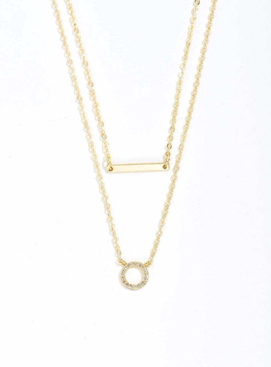 Opulent Drop Layered Necklace