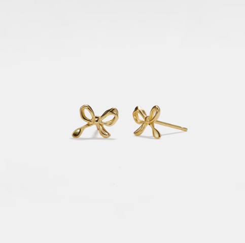 Tiny Bow Studs