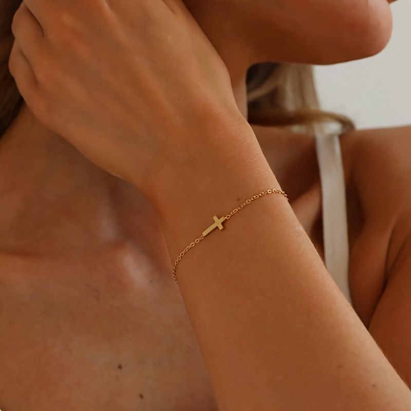 Cross Charm Bracelet