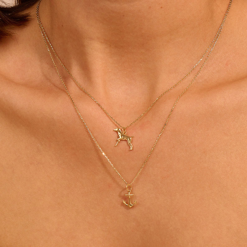 Anchor Pendant Necklace