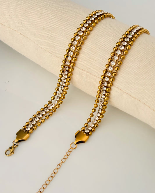 Beaded Diamond Bracelet