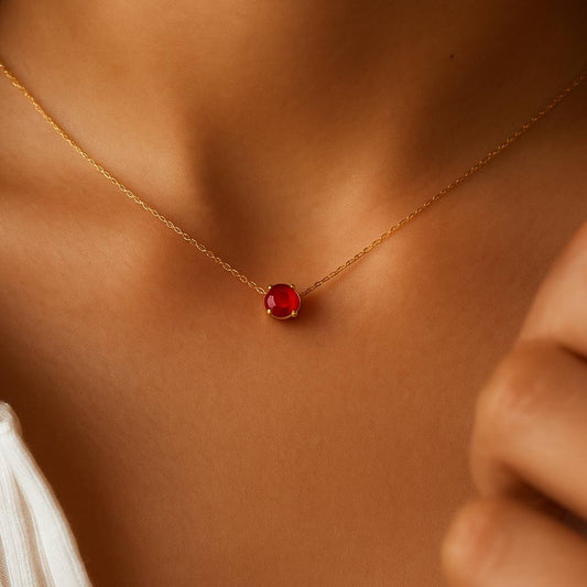 Crimson Glow Necklace