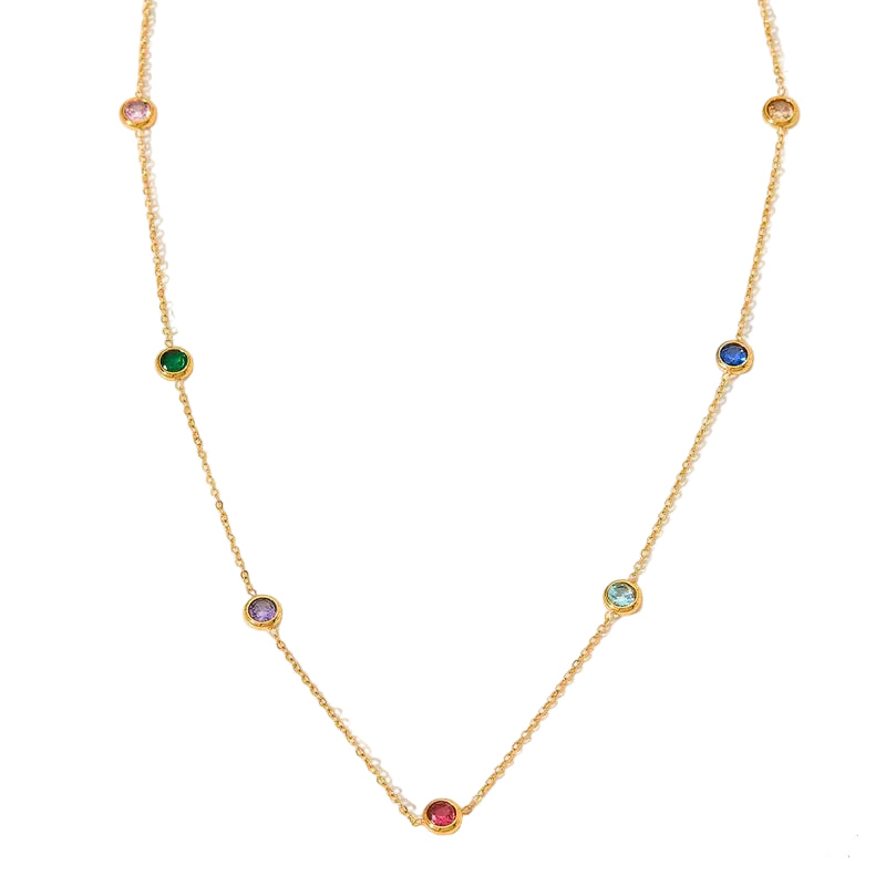 Aura Gemstone Necklace