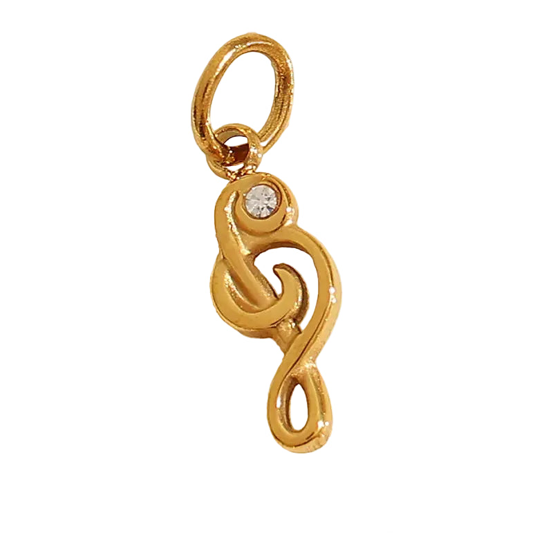 Treble Clef Charm