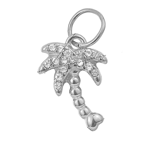 Crystal Coconut Tree Charm