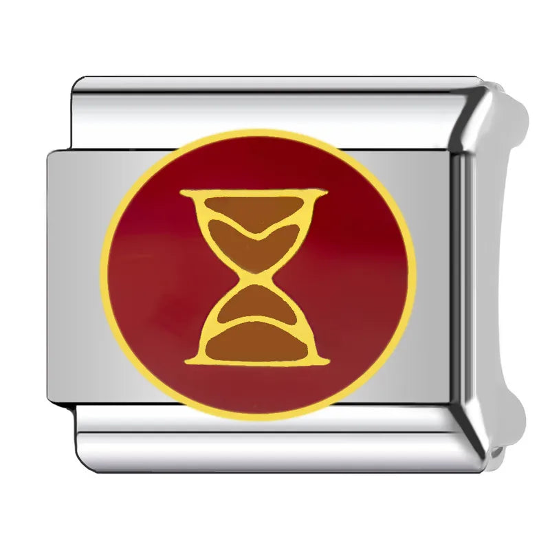 Hourglass Italian Charm