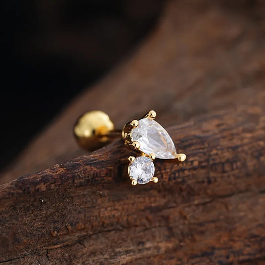 Celeste Twin Studs