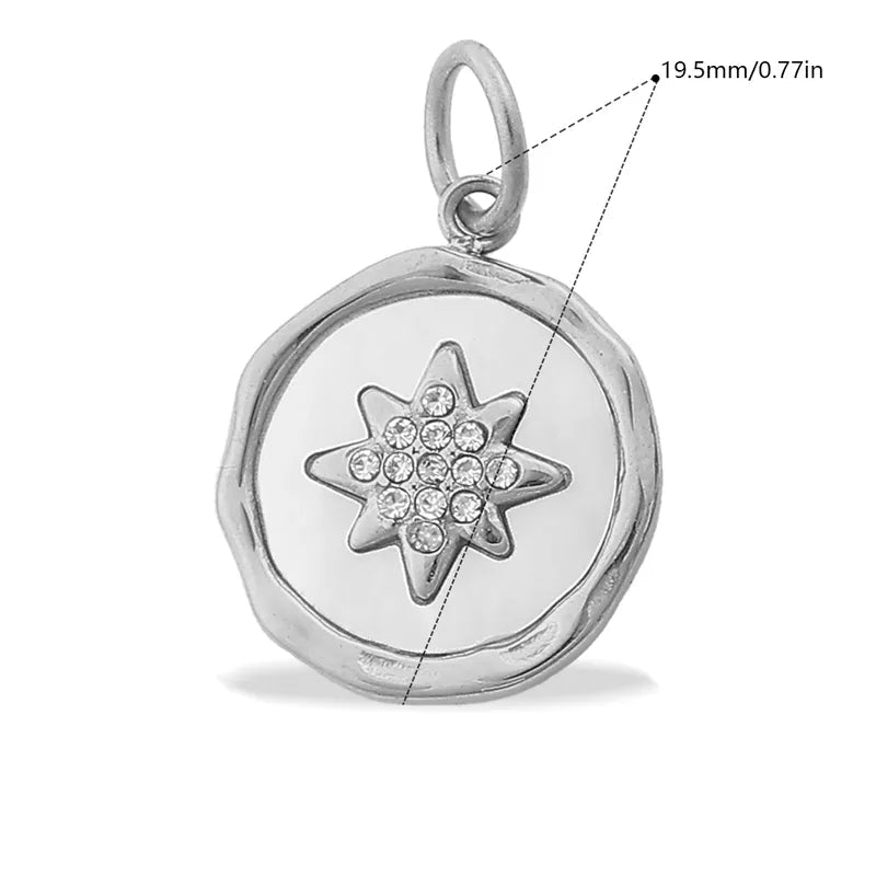 Star Circle Charm