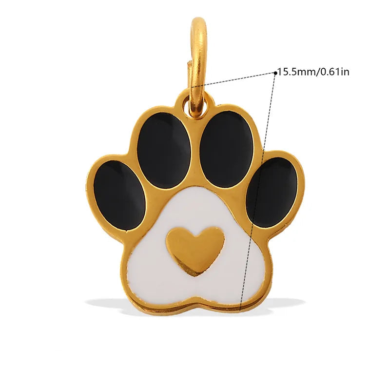 Paw Heart Charm