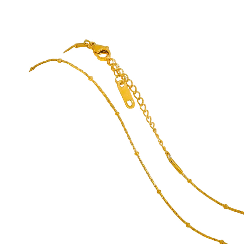 Singapore Beaded Rope Chain Necklace