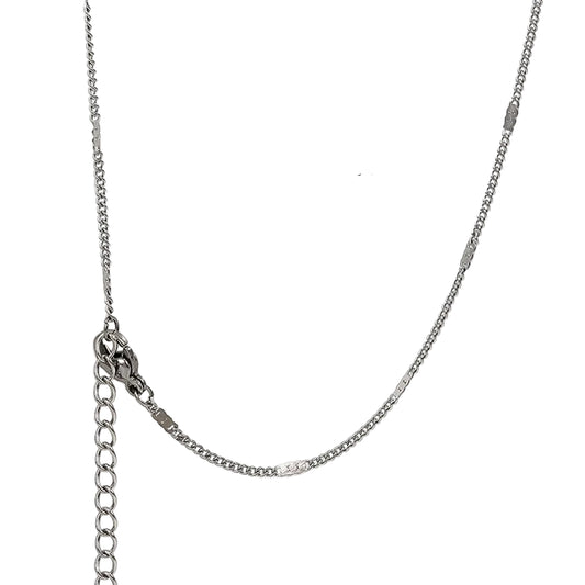 Side-pressed Chain Necklace