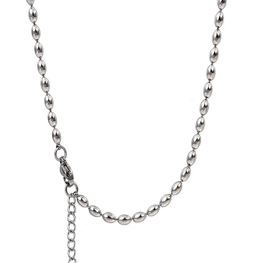 Rice Bead Chain Necklace